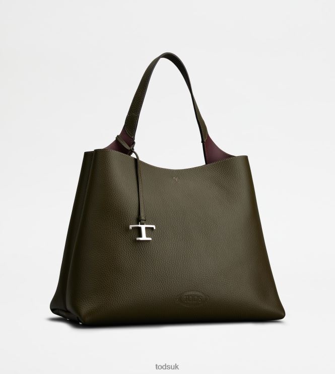 Tod's Women Bag in Leather Medium 602L84316 Green
