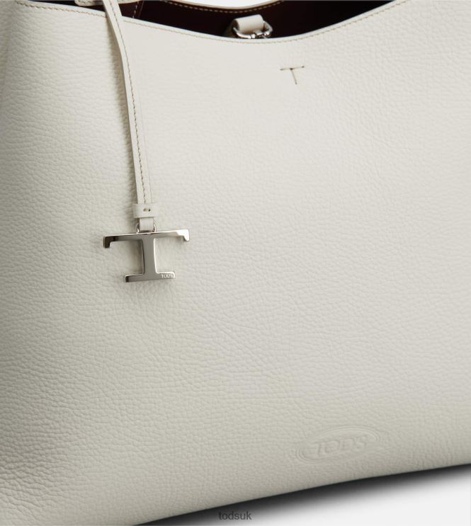 Tod's Women Bag in Leather Medium 602L84318 White
