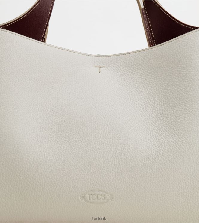Tod's Women Bag in Leather Medium 602L84320 White