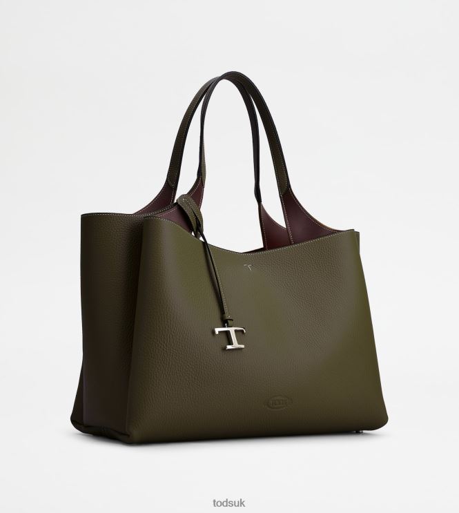 Tod's Women Bag in Leather Medium 602L84321 Green