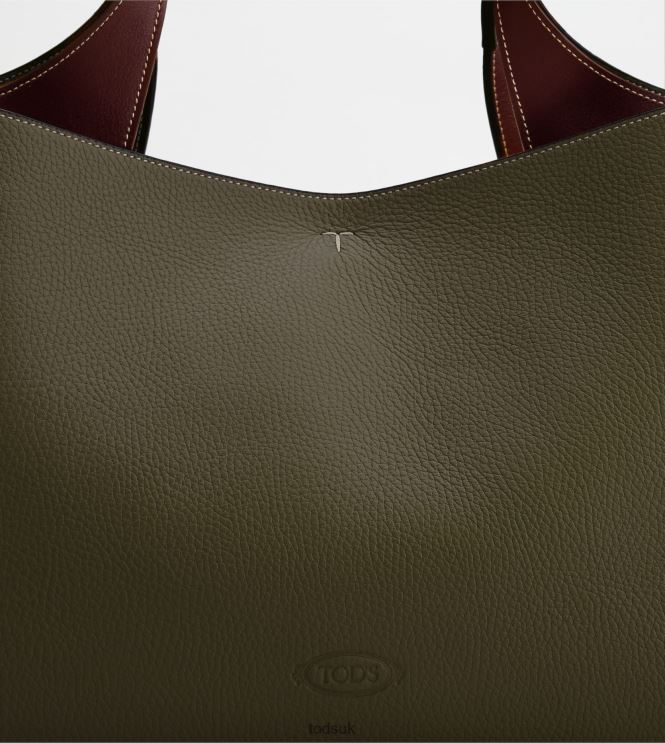 Tod's Women Bag in Leather Medium 602L84321 Green