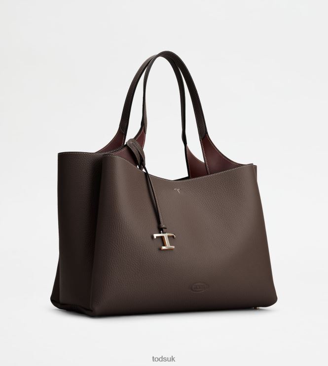 Tod's Women Bag in Leather Medium 602L84322 Brown