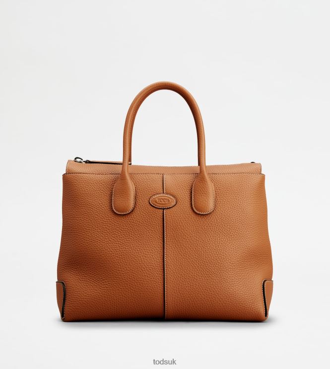 Tod's Women Di Bag in Leather Medium 602L84260 Brown