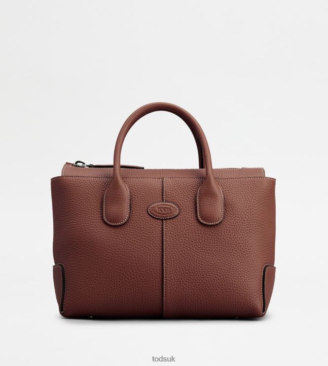 Tod's Women Di Bag in Leather Small 602L84324 Brown
