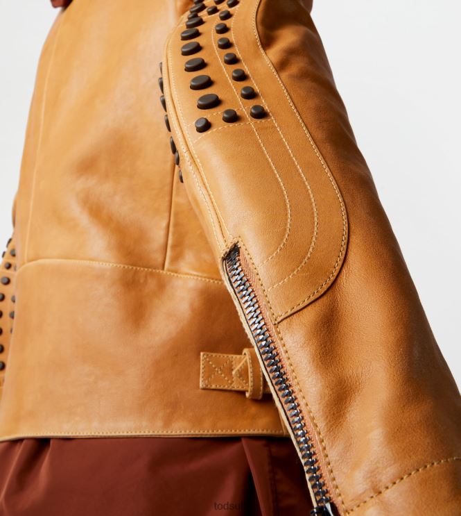 Tod's Women Biker in Leather 602L84609 Brown