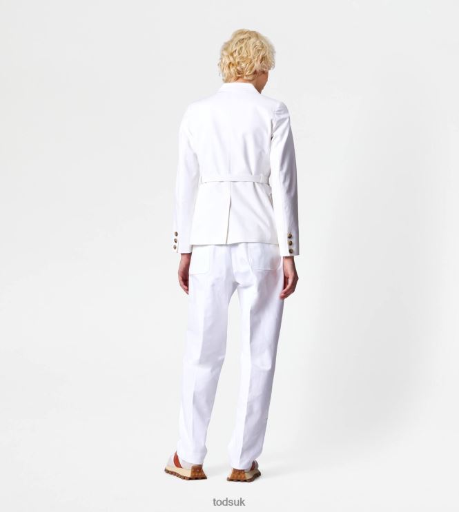 Tod's Women Safari Jacket 602L84557 White
