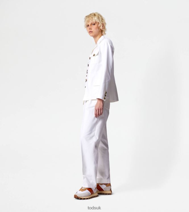 Tod's Women Safari Jacket 602L84557 White