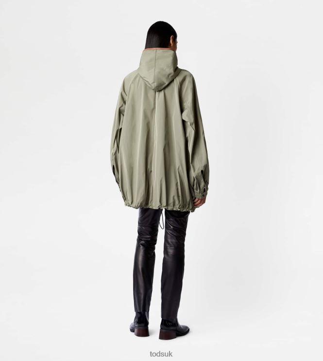 Tod's Women Windbreaker 602L84556 Green