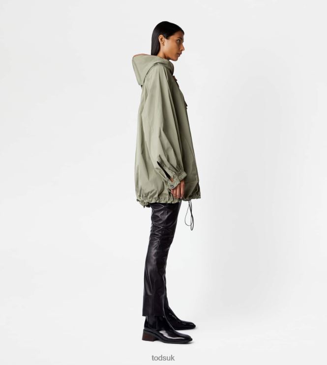 Tod's Women Windbreaker 602L84556 Green