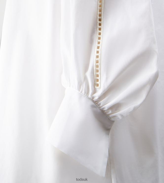Tod's Women Blouse in Poplin 602L84615 White