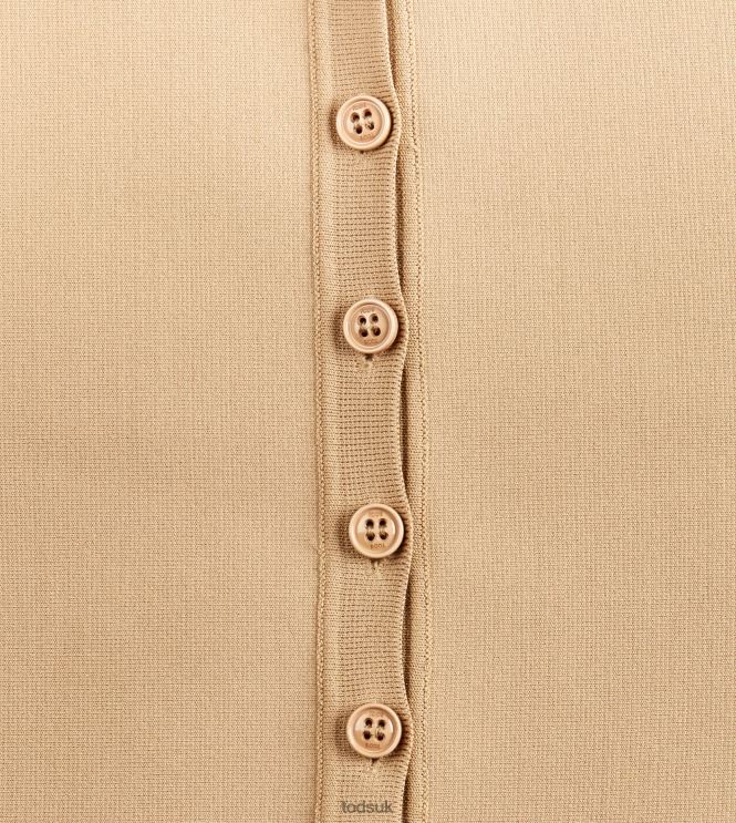 Tod's Women Bustier Top in Knit 602L84614 Beige