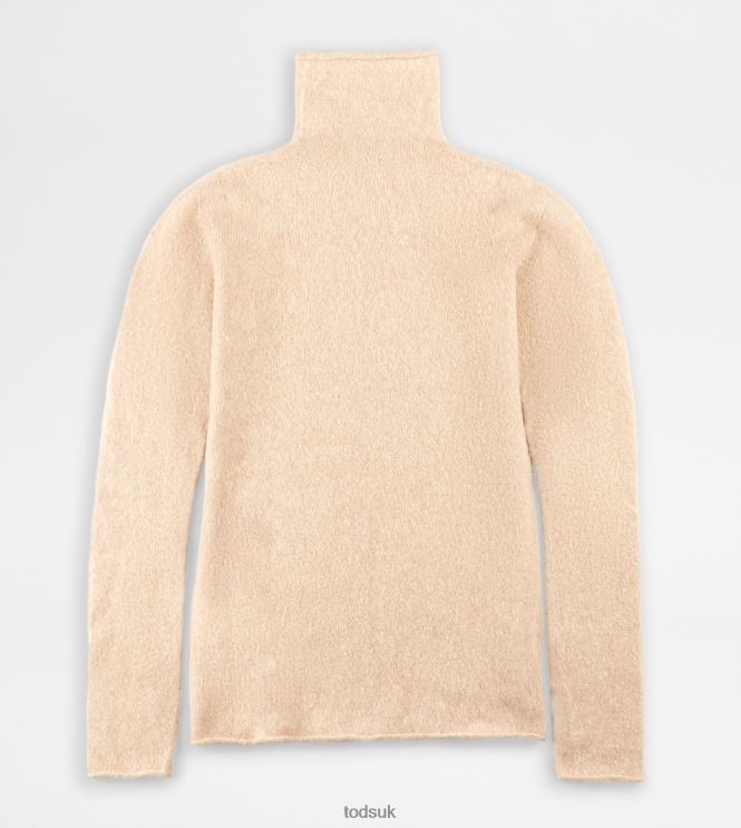 Tod's Women Turtleneck Jumper 602L84619 Beige