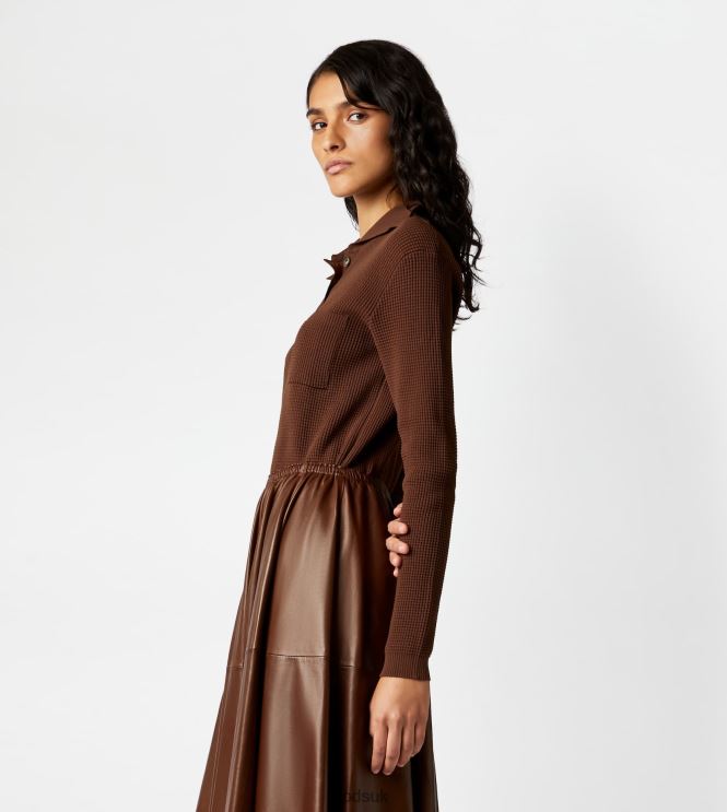 Tod's Women Polo Shirt in Knit 602L84579 Brown
