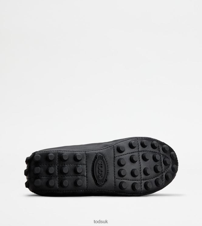 Tod's Women Bubble Ballerinas in Leather 602L84188 Black
