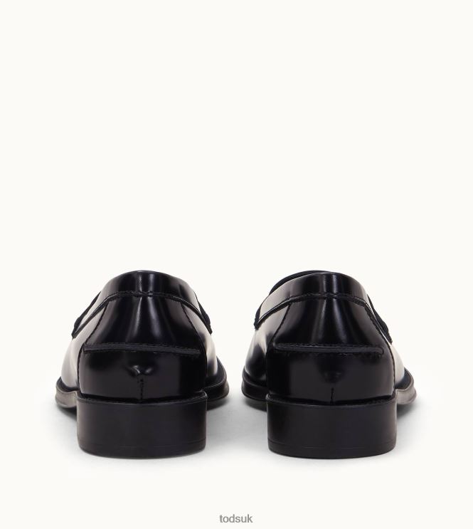 Tod's Women Leather Loafers 602L8426 Black