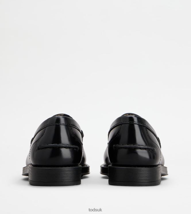 Tod's Women Loafers in Leather 602L8415 Black