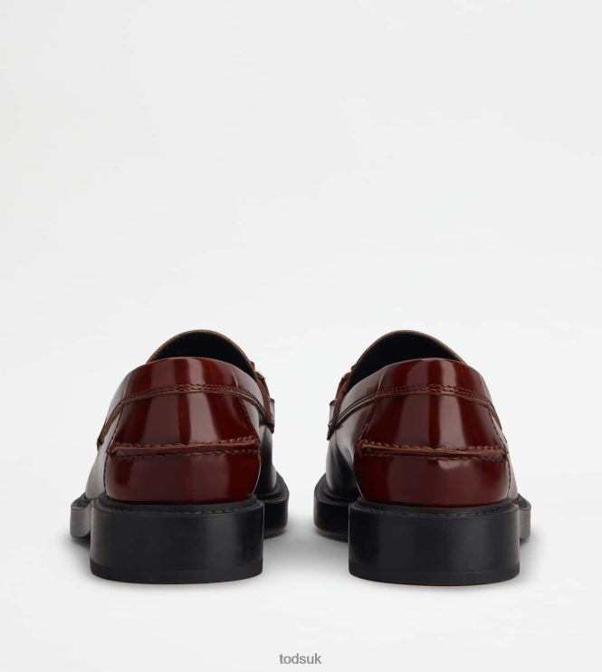 Tod's Women Loafers in Leather 602L8416 Brown