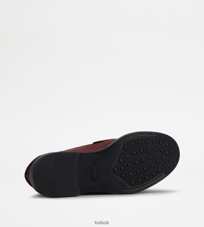 Tod's Women Loafers in Leather 602L8416 Brown