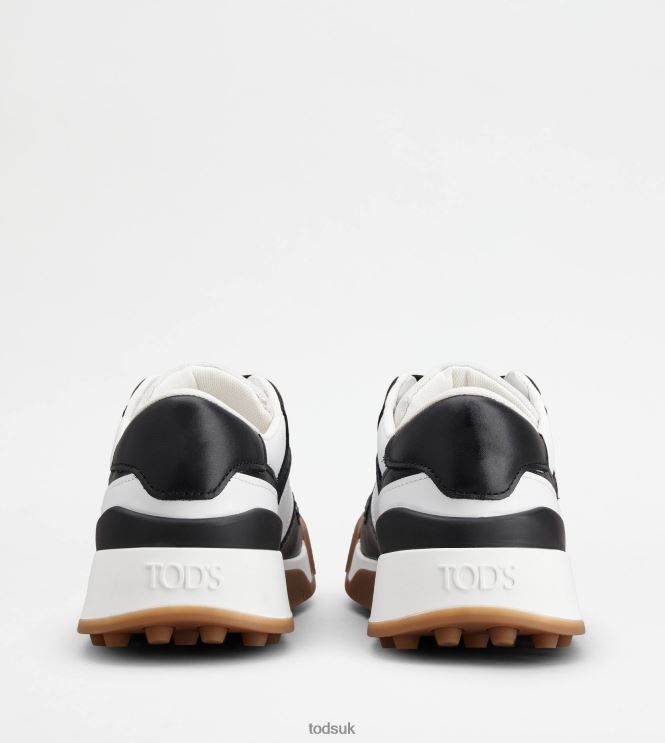 Tod's Women Sneakers in Leather 602L84143 White/Black