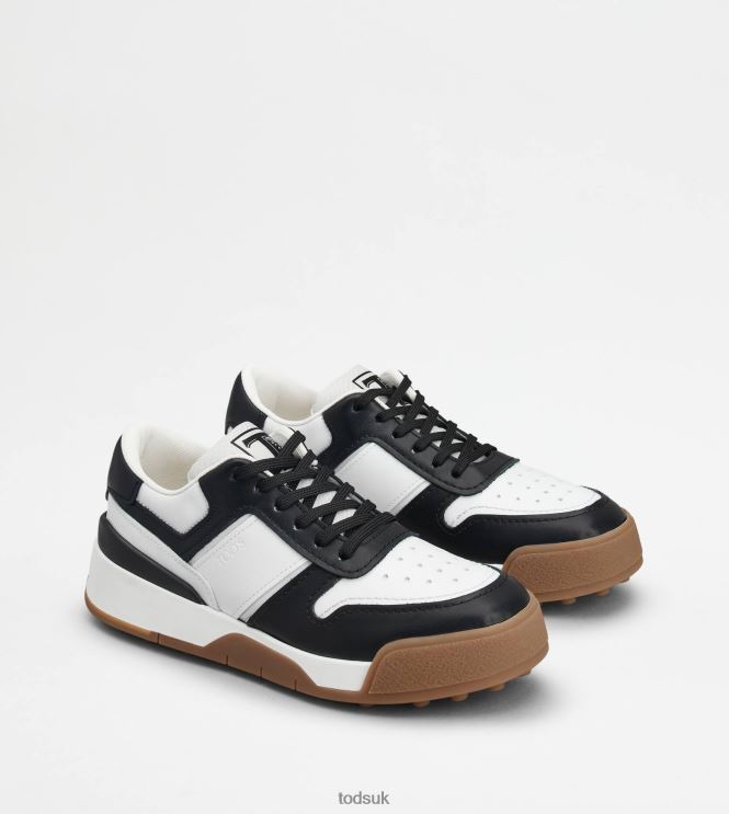Tod's Women Sneakers in Leather 602L84143 White/Black