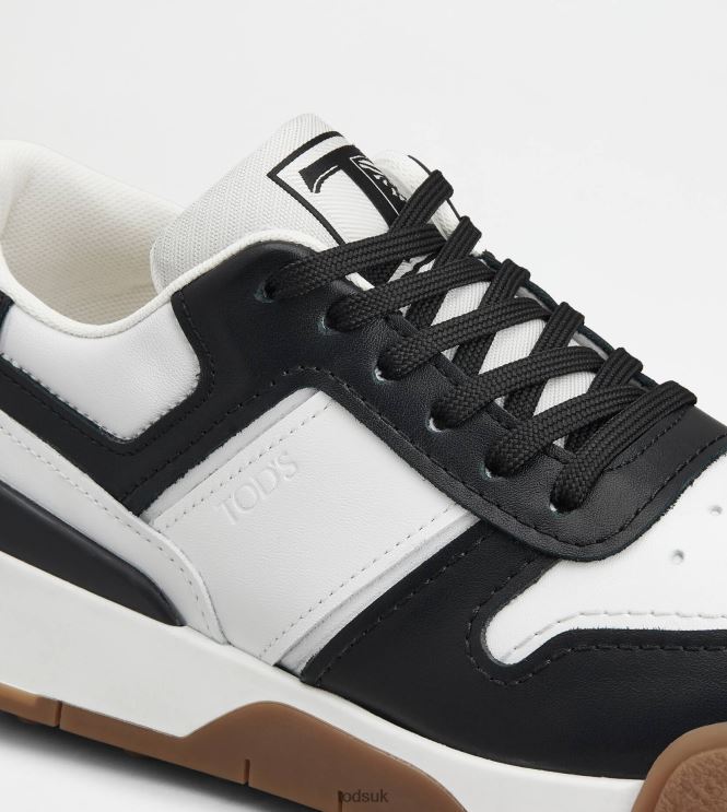 Tod's Women Sneakers in Leather 602L84143 White/Black